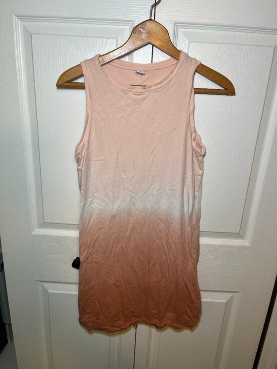 Old Navy Dresses & Skirts - Old Navy Pink Peach Ombré Tank Dress XS Casual